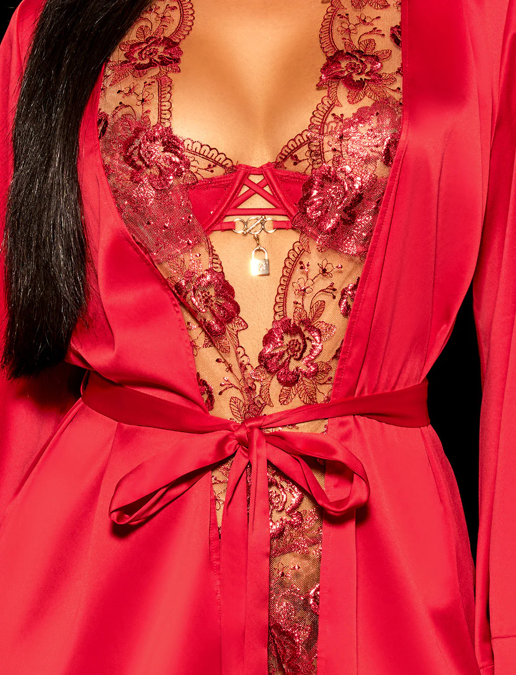 Jules Red Robe - Image 4