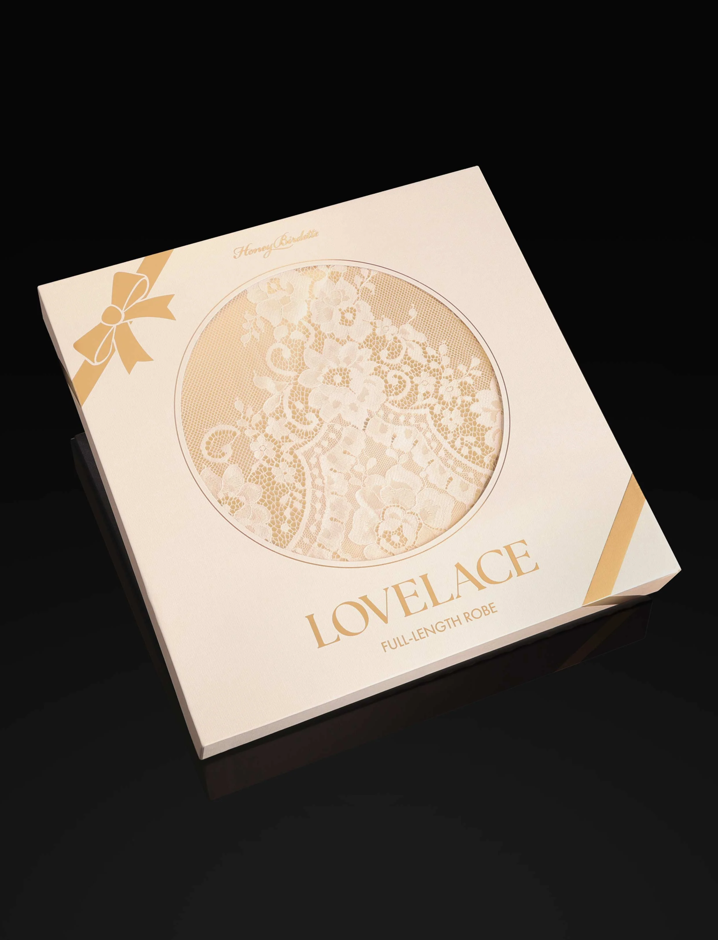 Ivory Love Lace Full Length Robe - Image 5