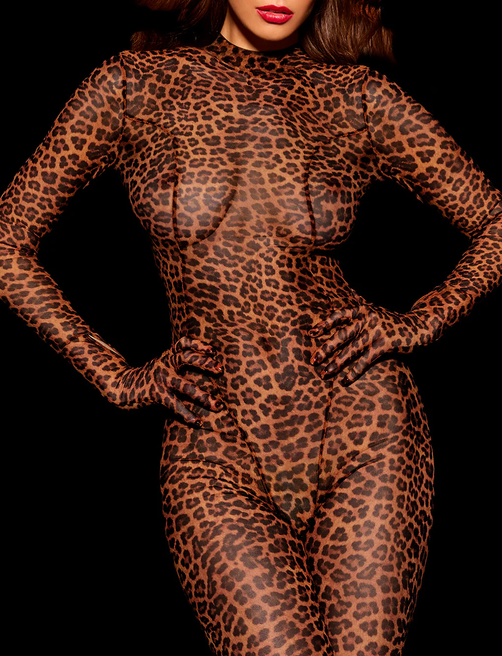 Sumi Leopard Catsuit - Image 3