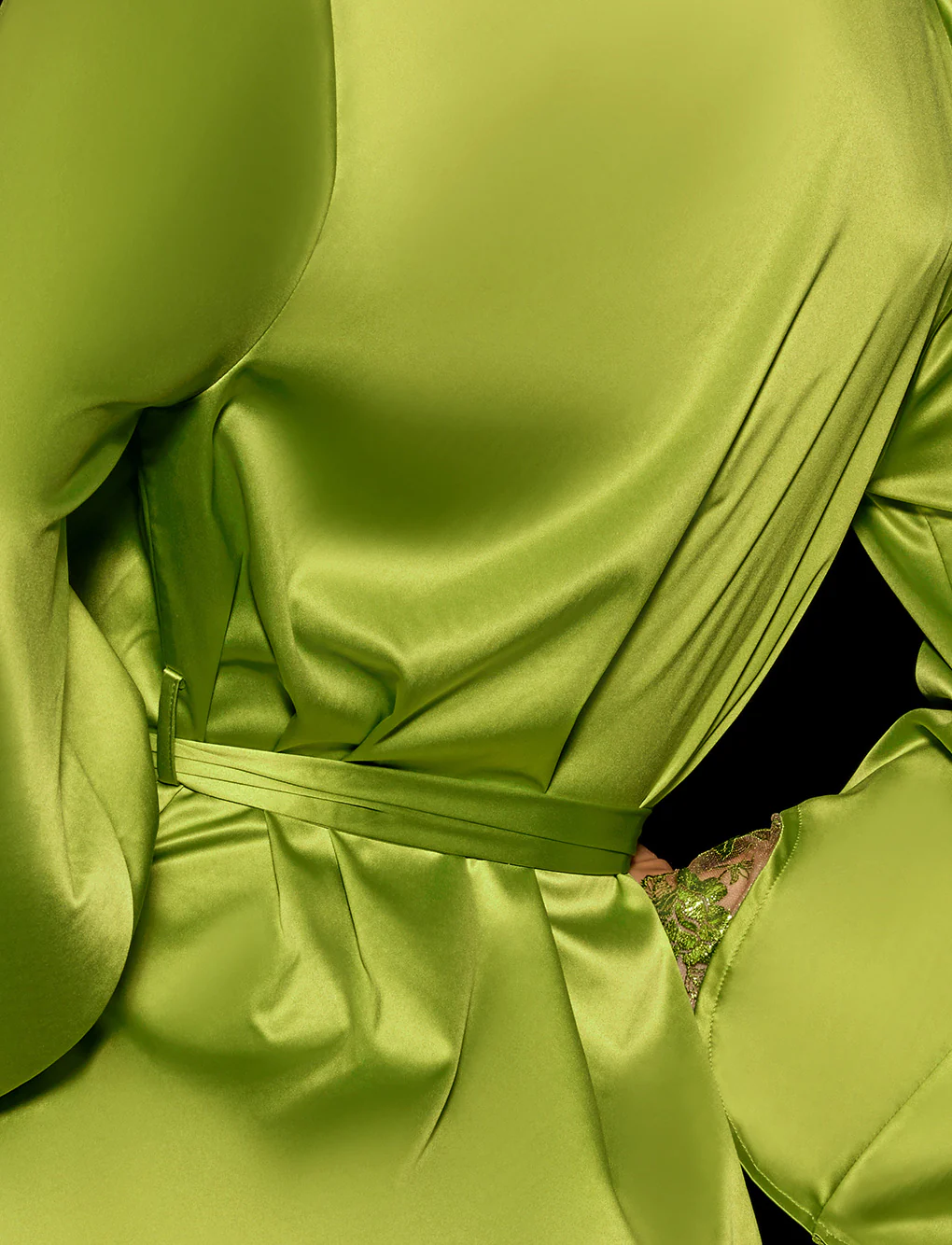 Whitney Chartreuse Robe - Image 5